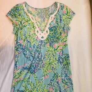 Lilly Pulitzer Short Sleeved Shift Dress size L
